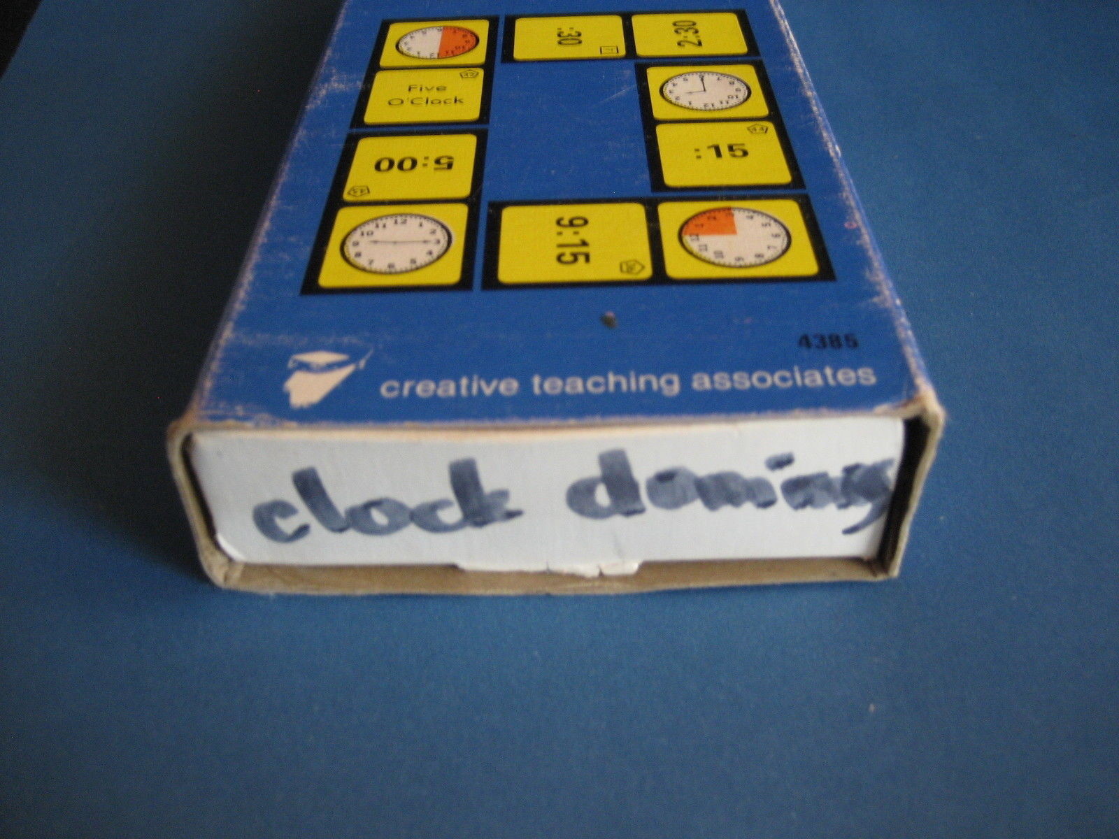 Vintage Clock Dominoes CREATIVE TEACHING ASSOCIATES 1976c COMPLETE Original Box