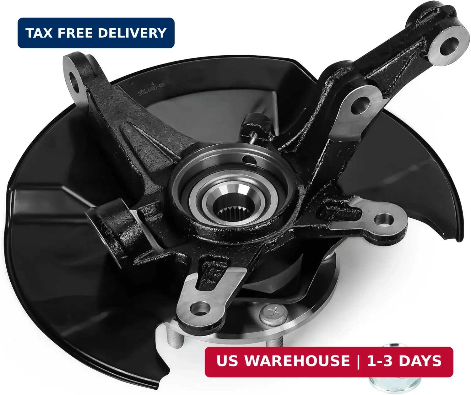 Front Left Steering Knuckle & Wheel Bearing Hub Assembly for Honda Civic 2006 20