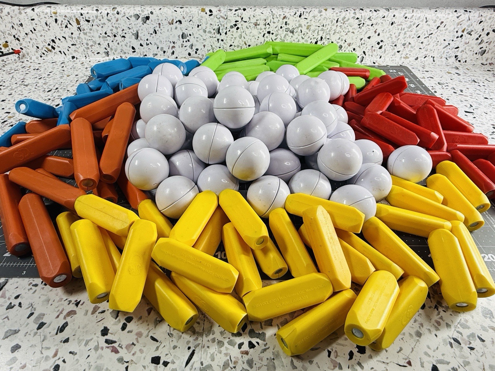 185 Discovery Kid Smartrod Balls Rods Jumbo Magnets STEM building Homeschool Lot