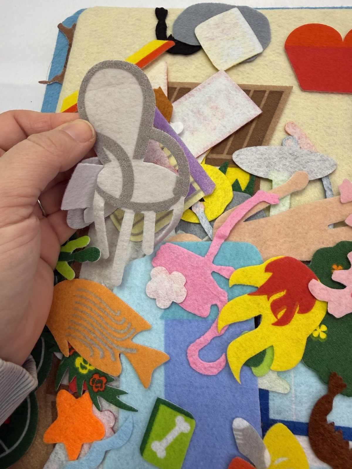 Lakeshore Lot of 4 Felt Boards Creations Zoo Pet Store Ect 4 Boards Preschool