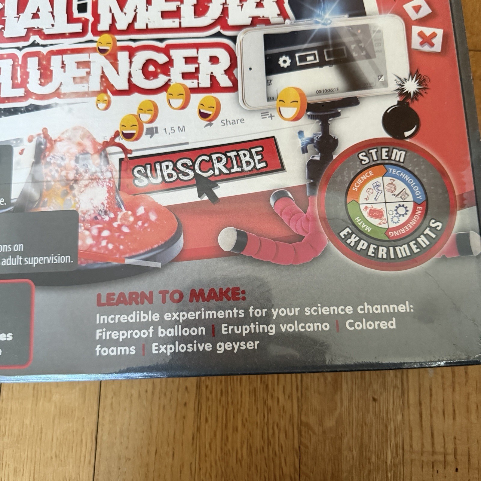 Playz Social Media Influencer DIY Science Kit STEM Toy Game 8+ NEW