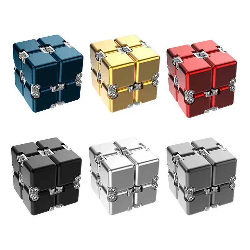 Fashion Metal Infinite Magic Cube New Unique Upgraded Disassembled Assembled