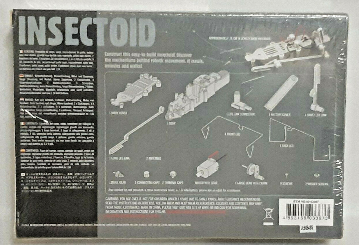 Insectoid Fun Mechanics Kit 4M/ Educational construction toy New Factory Sealed