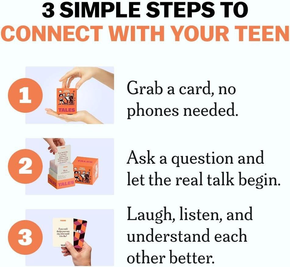 Encourage Genuine Bonding with Teens Conversation Cards