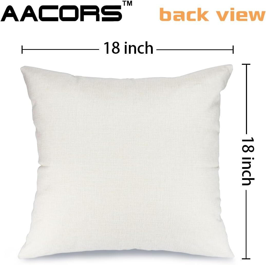 AACORS Valentines Pillow Covers 18×18 Inch Red Hearts Decorative Pillow Case