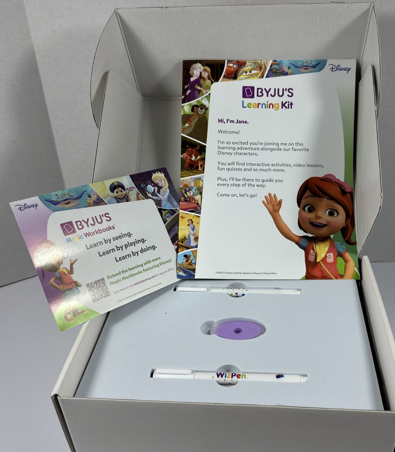 BYJUS Learning Kit: Disney,Grade2 build core math, language,readingNew open box