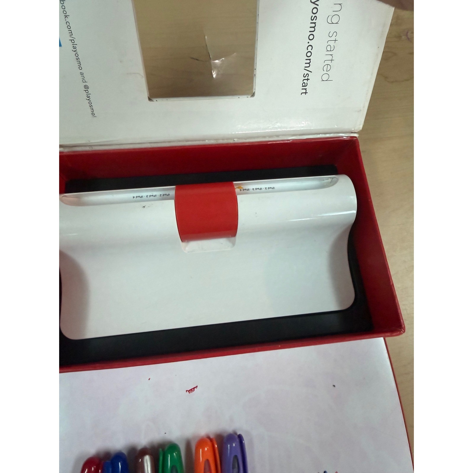 Osmo Base for iPad with Creative Board Yoobi Dry Erase Markers and Storage Pouch