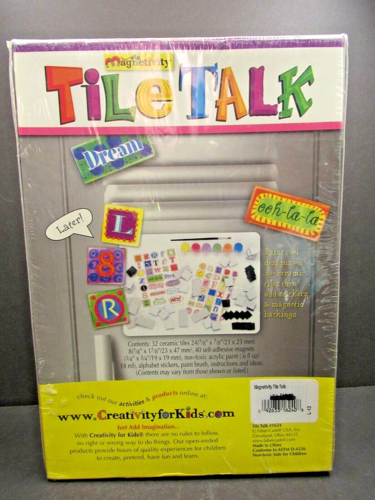 Magnetivity Tile Talk #1624 Creativity For Kids Magnet Art Tiles Building Toy