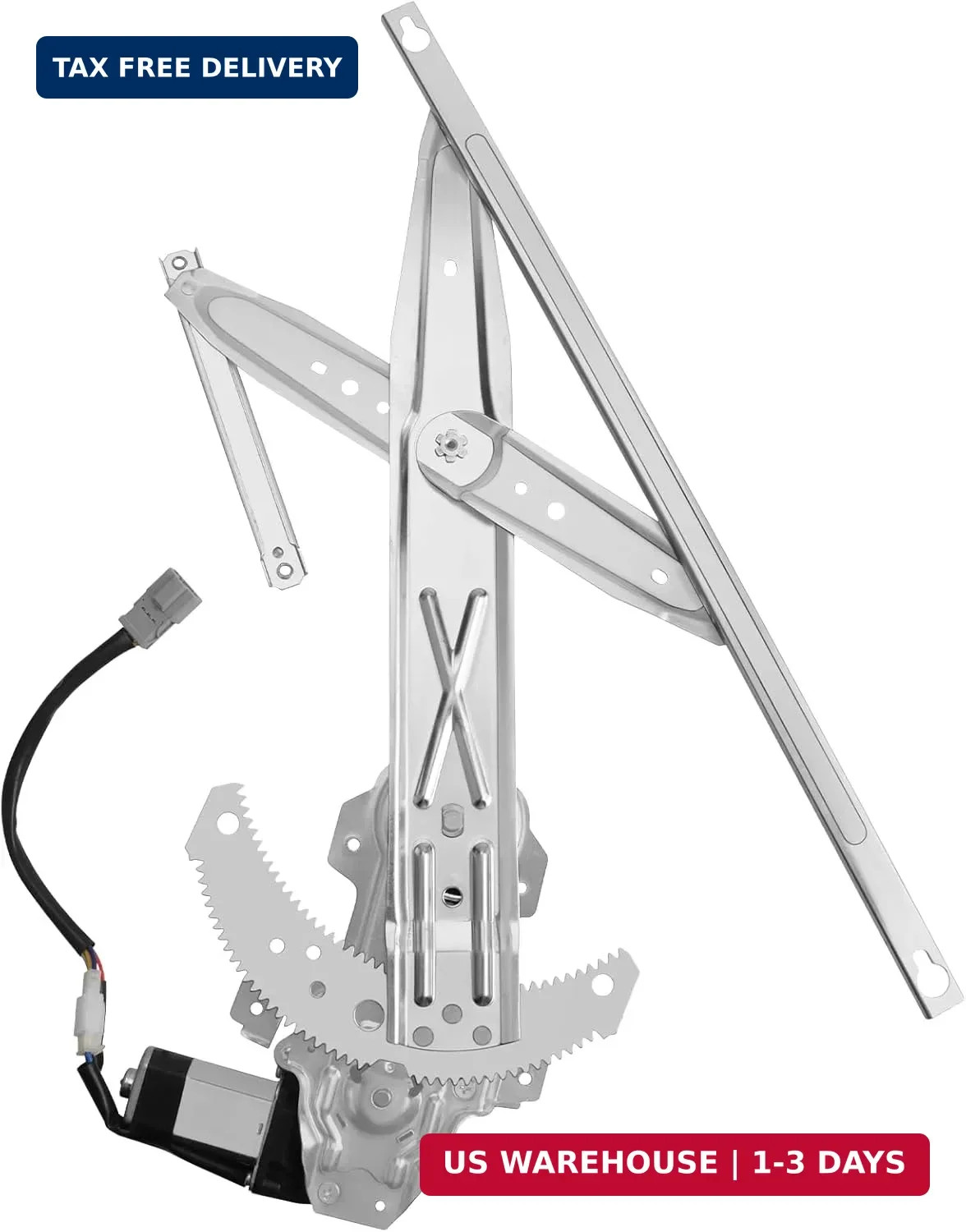 Front Driver Side Power Window Regulator with Motor fit for (2 Door Coupe Only)