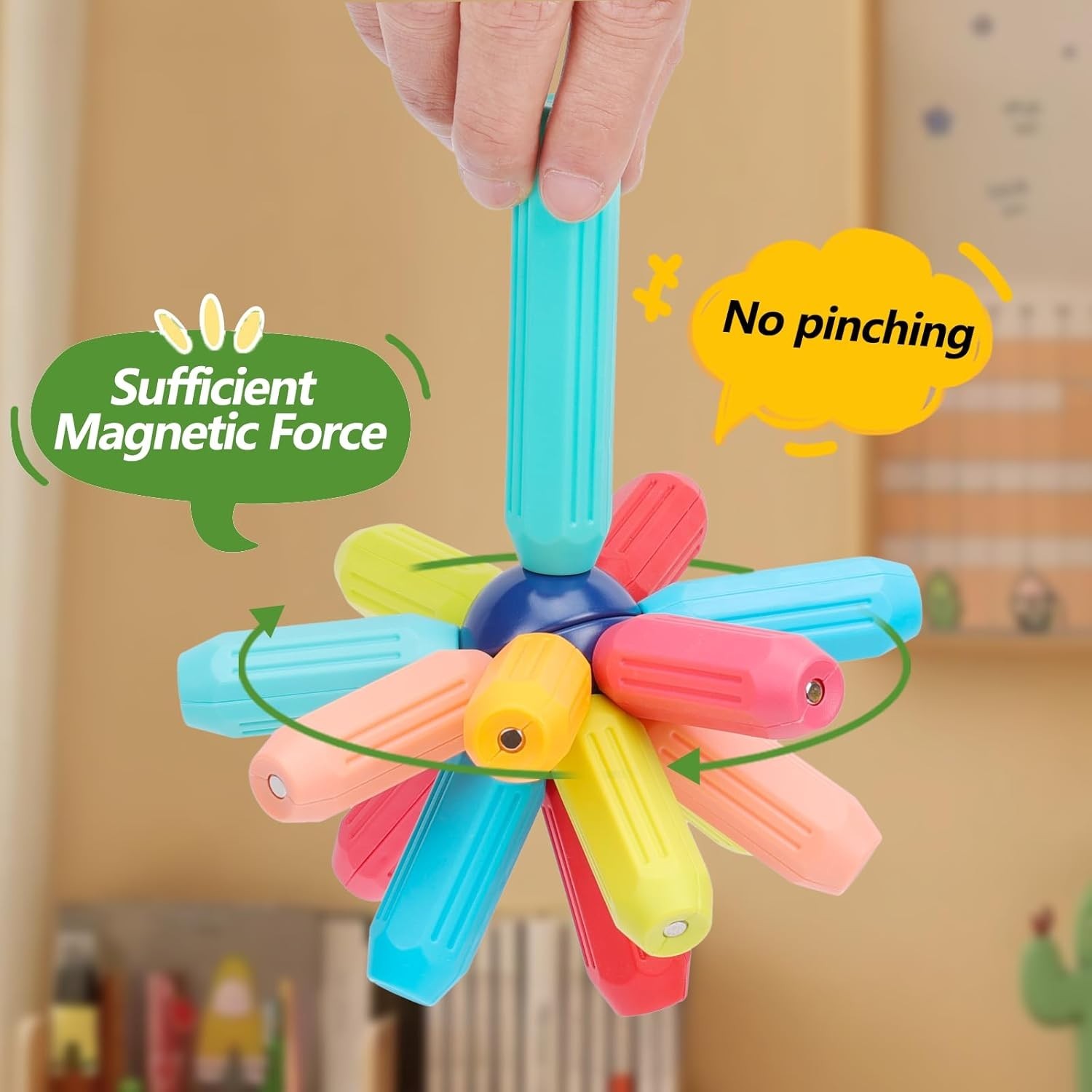 Magnetic Building Blocks STEM for Toddler 42/74pcs Montessori Magnet Toys for