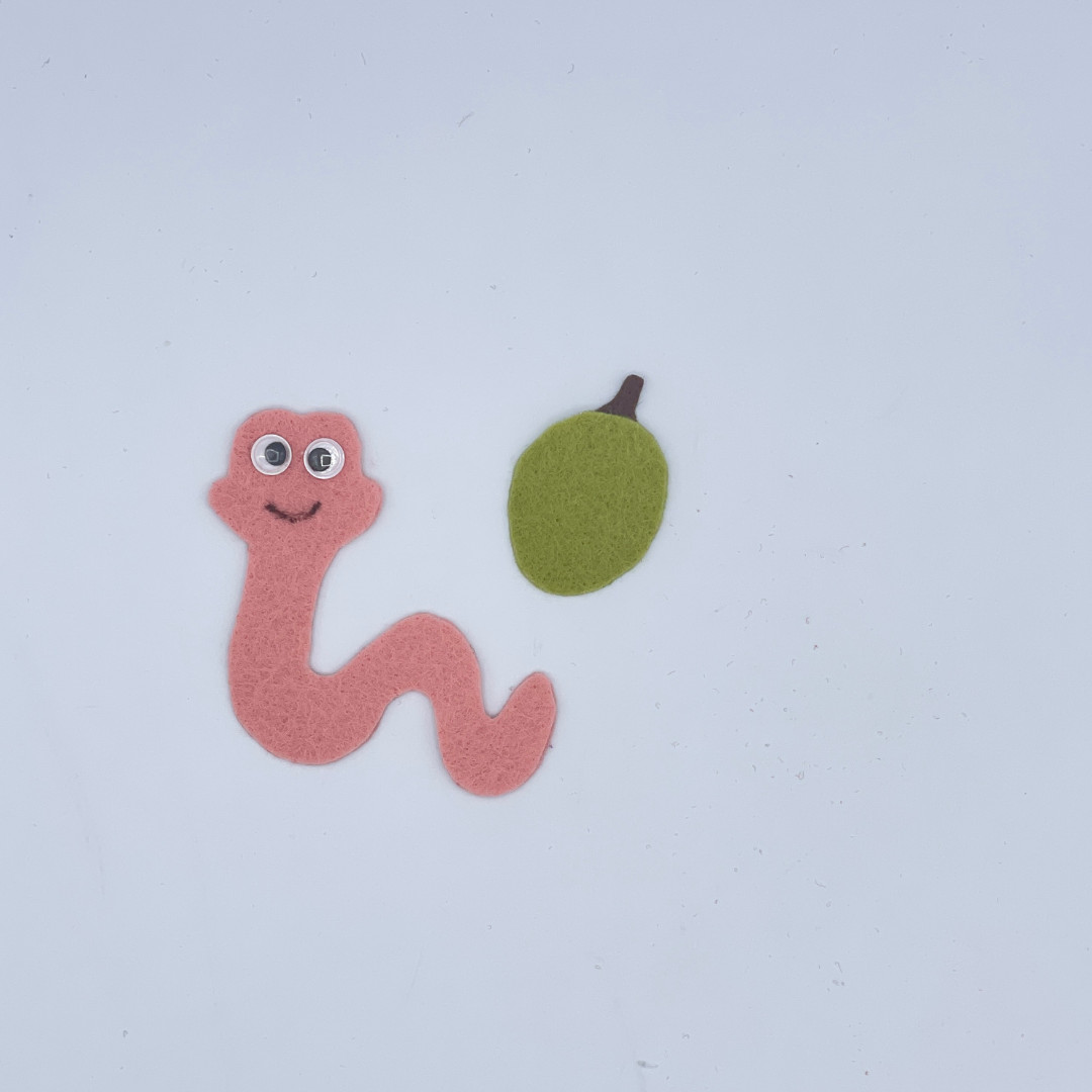  Herman the Worm Felt Story Set – Celebrate Counting, Curiosity, and Fruity Fun