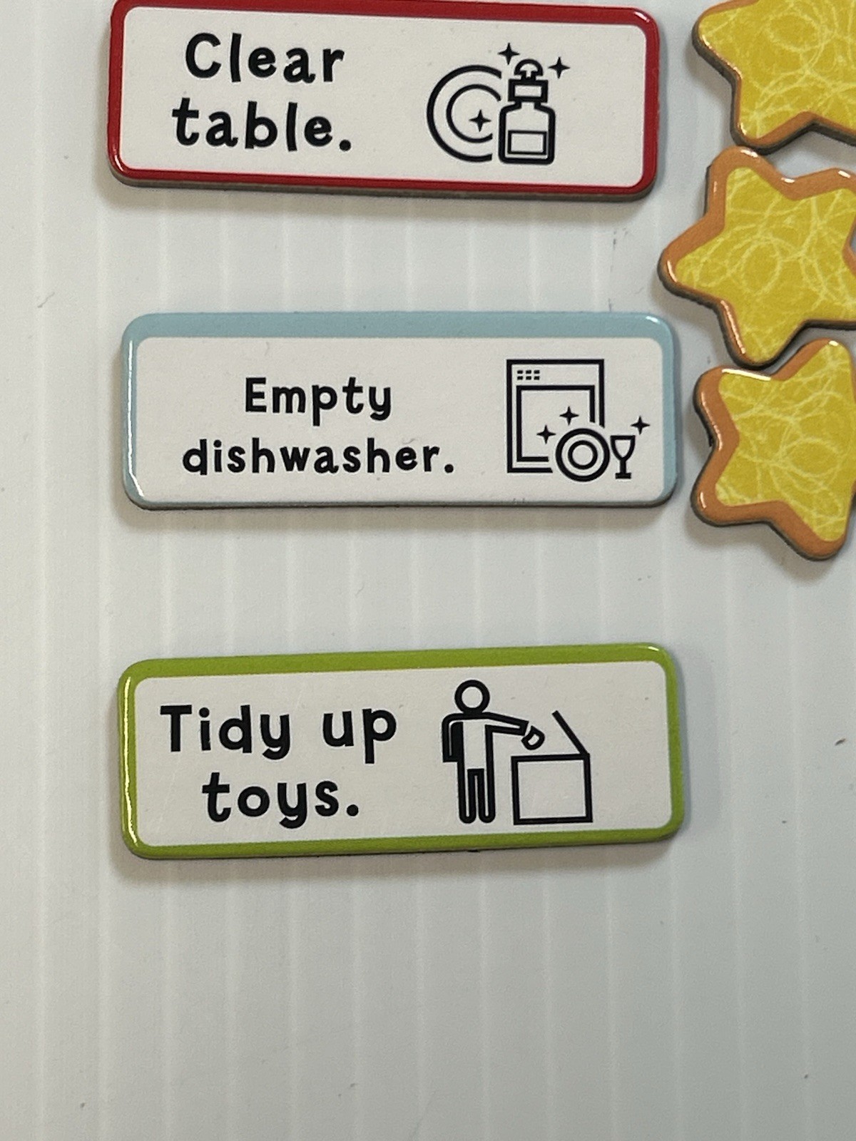 Replacement Chore Chart Magnets With Stars