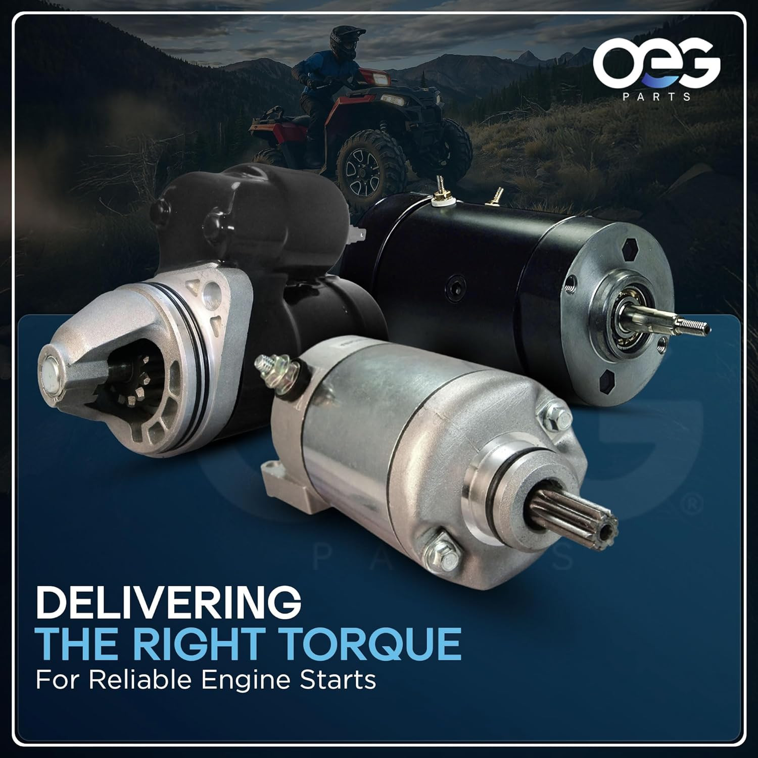 OEG Parts New Starter Compatible with Kawasaki ATV Lakota Bayou KLF300 Prairie 3