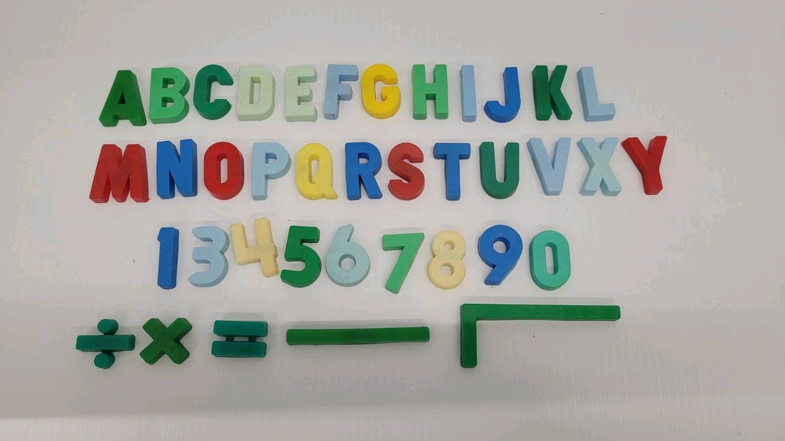 Vintage Playskool Teach-A-Tot Magnetic Spelling Number Drawing Board W/ Box