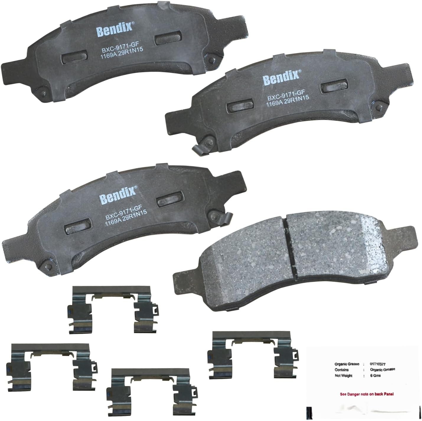 Bendix Priority 1 Ceramic Brake Pads Set For Buick Chevrolet Gmc Saturn 80 Chars