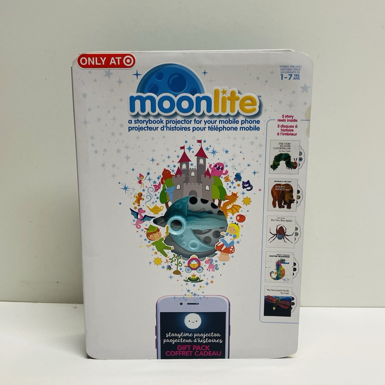 Moonlite Story Projector Gift Pack Lot Interactive Story Telling Toy 12 Stories