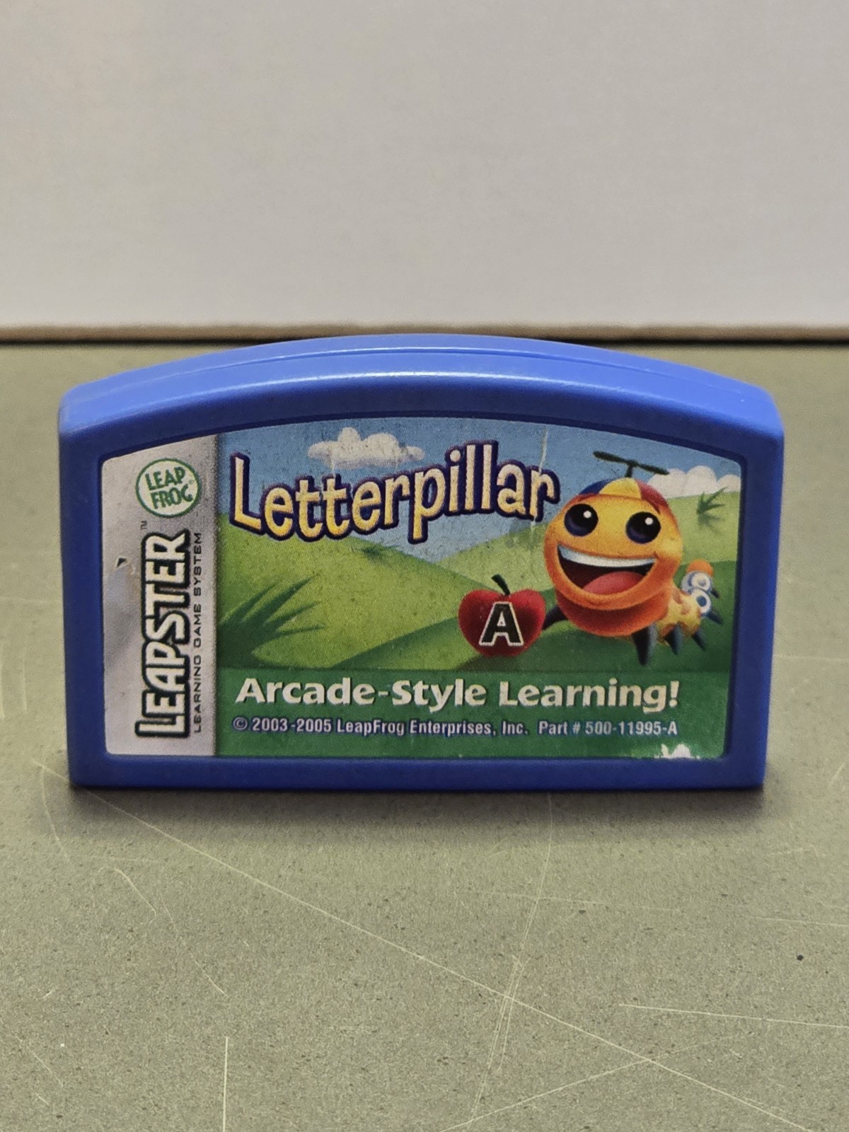 VTG 2005 Leap Frog Leapster Letterpillar Arcade Style Learning Game Cartridge