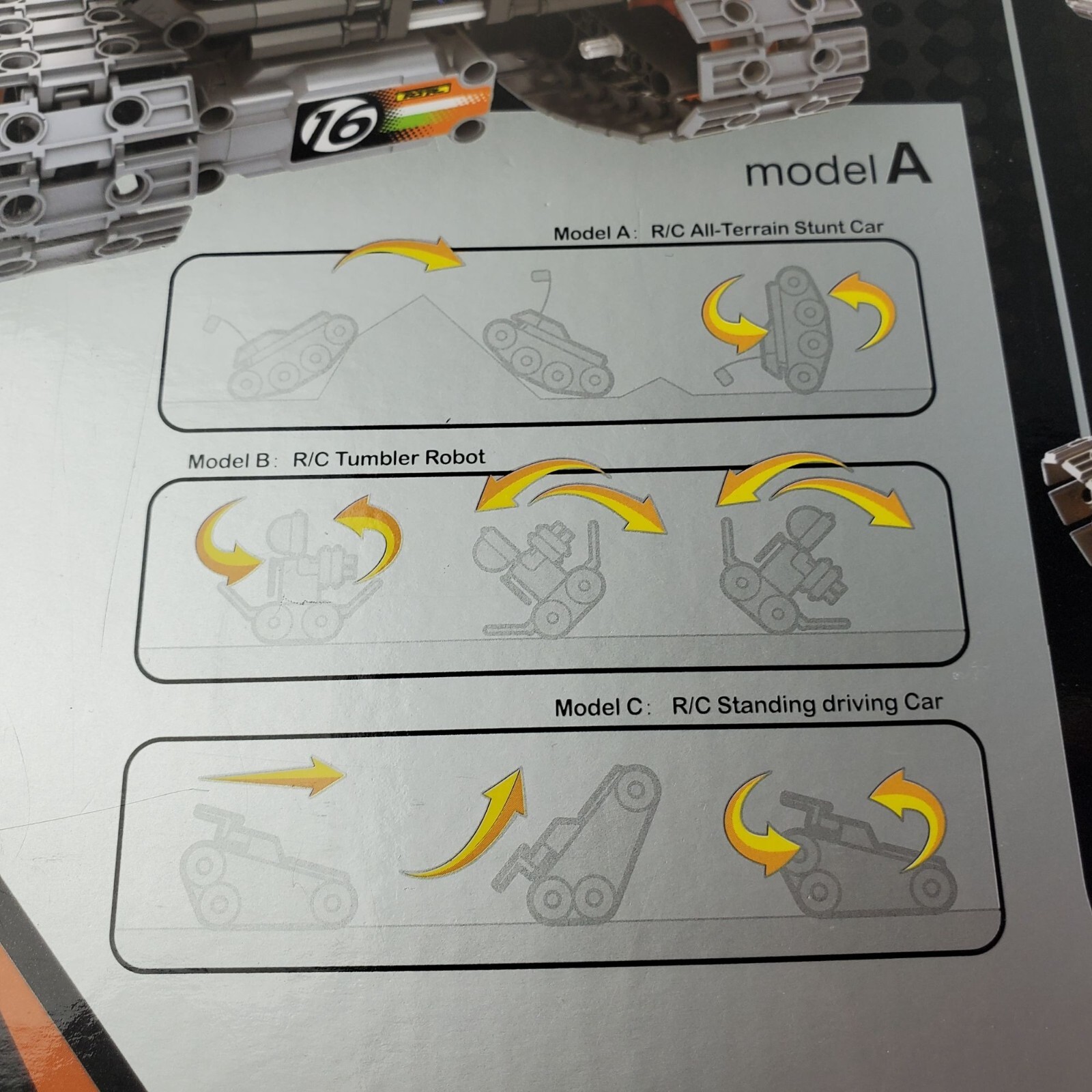 STEM Morwant Mechanical Master R/C 3 in 1 Stunt Series No. 8016 Ages 8+
