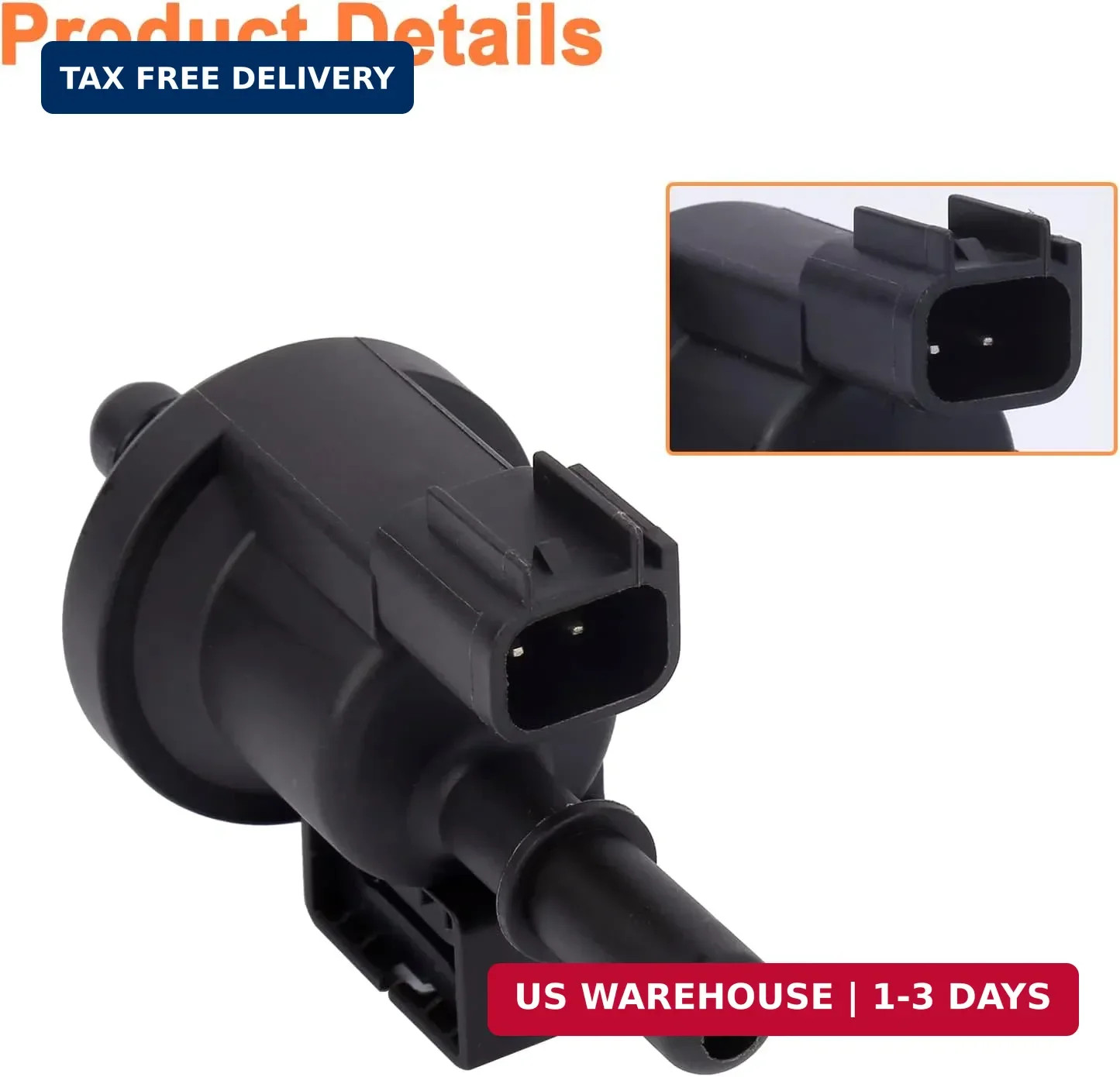 Vapor Canister Purge Solenoid Valve Fit for Ford Fusion Lincoln MKZ 2.0L Turbo 2