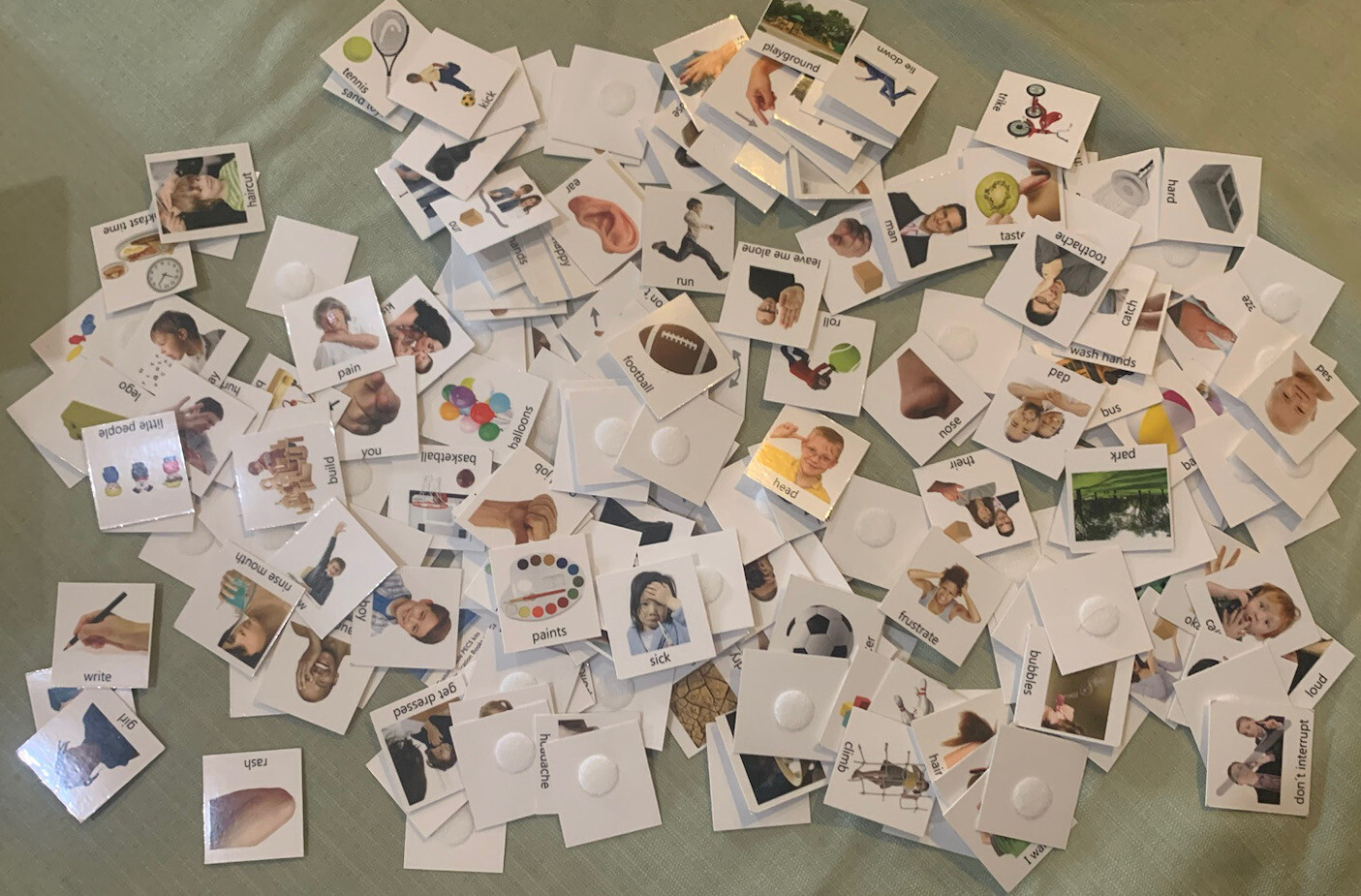 communication pictures non verbal communication, therapy, autism Huge Lot Pecs