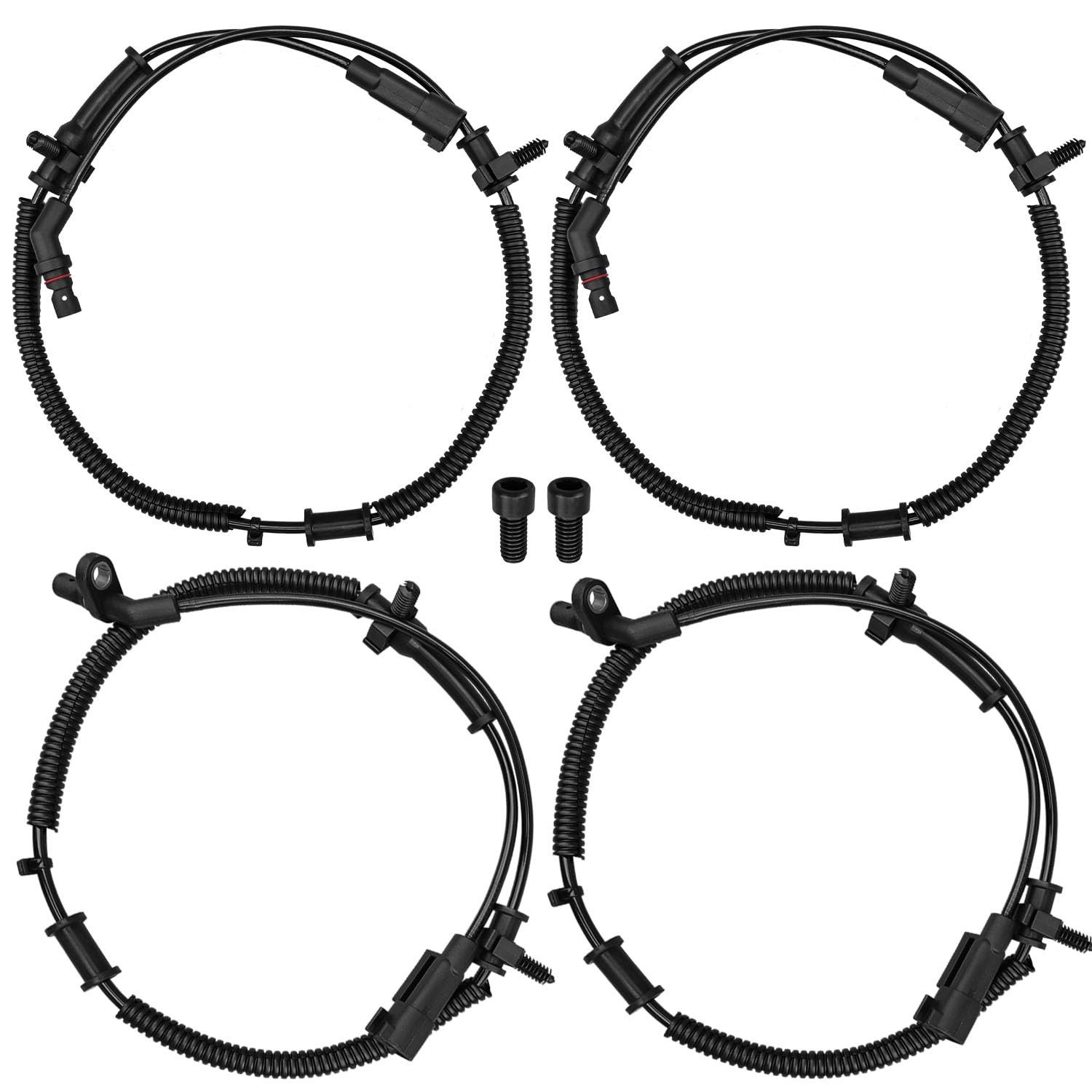 TIKSCIENCE ABS Wheel Speed Sensor Front & Rear Fit for Ram 1500 2013-2018…
