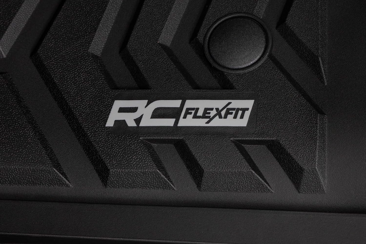 Rough Country Flex-Fit Floor Mats for Ford F-250/350 Super Duty (2017-2025) Crew