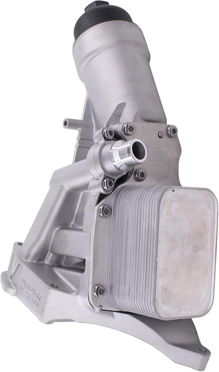 MOTOKU Upgraded Aluminum Engine Oil Cooler and Oil Filter Housing with Filter