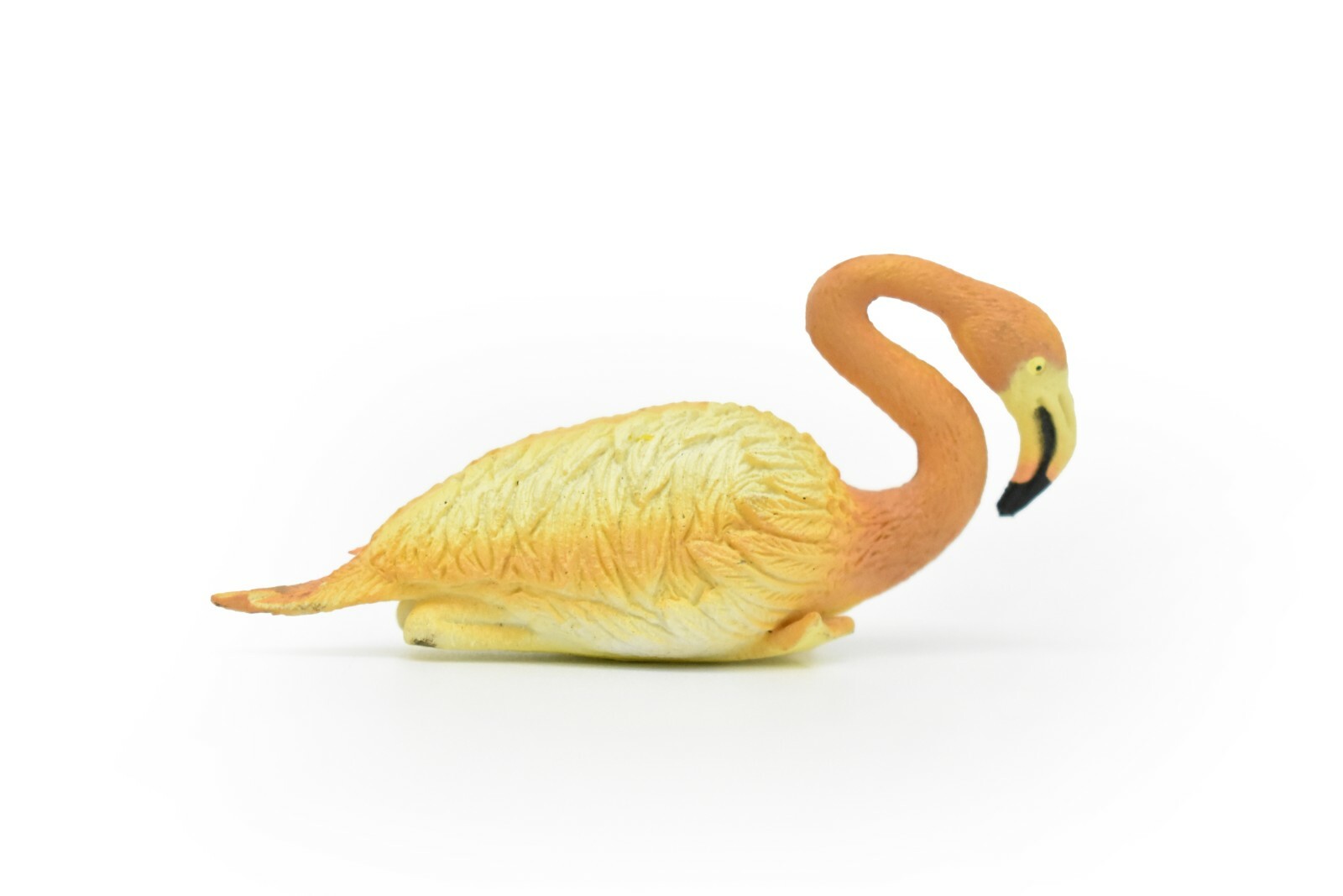 Flamingo Toy, Realistic Rubber Replica Bird, Hand Painted Model 3″ CWG200