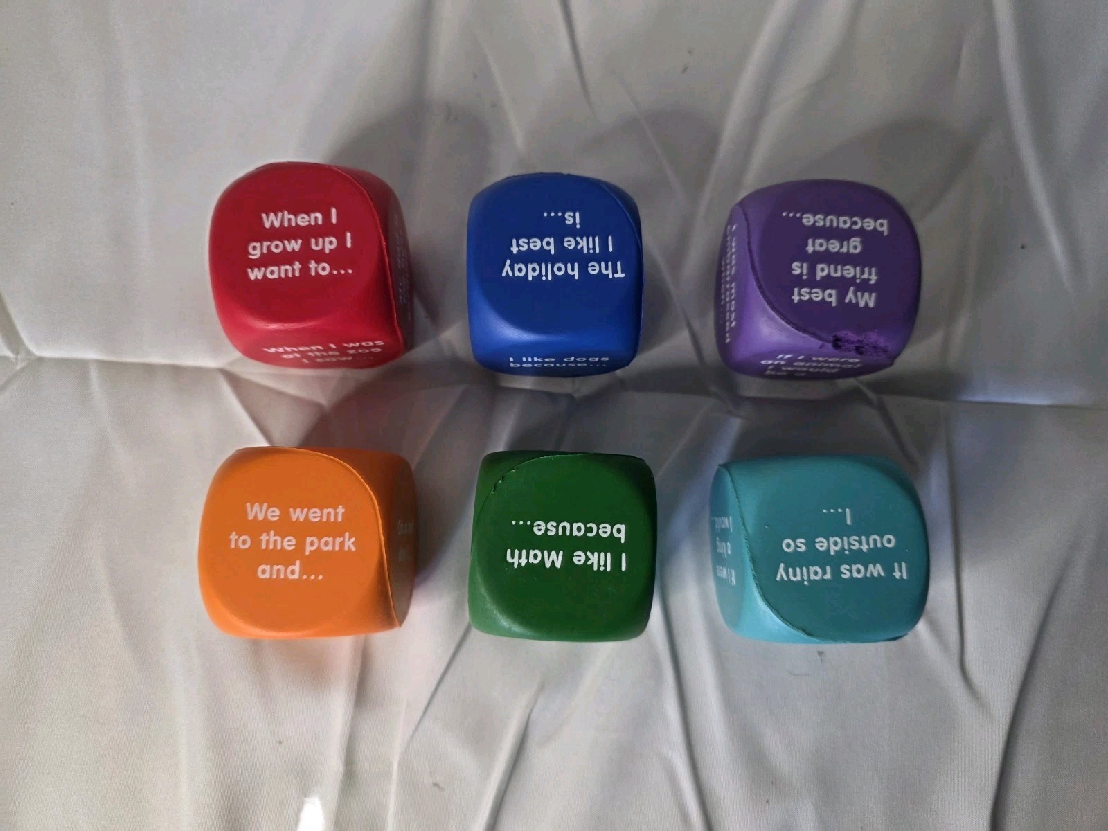 Learning Resources Conversation Cubes Educational Dice Set Classroom Counseling