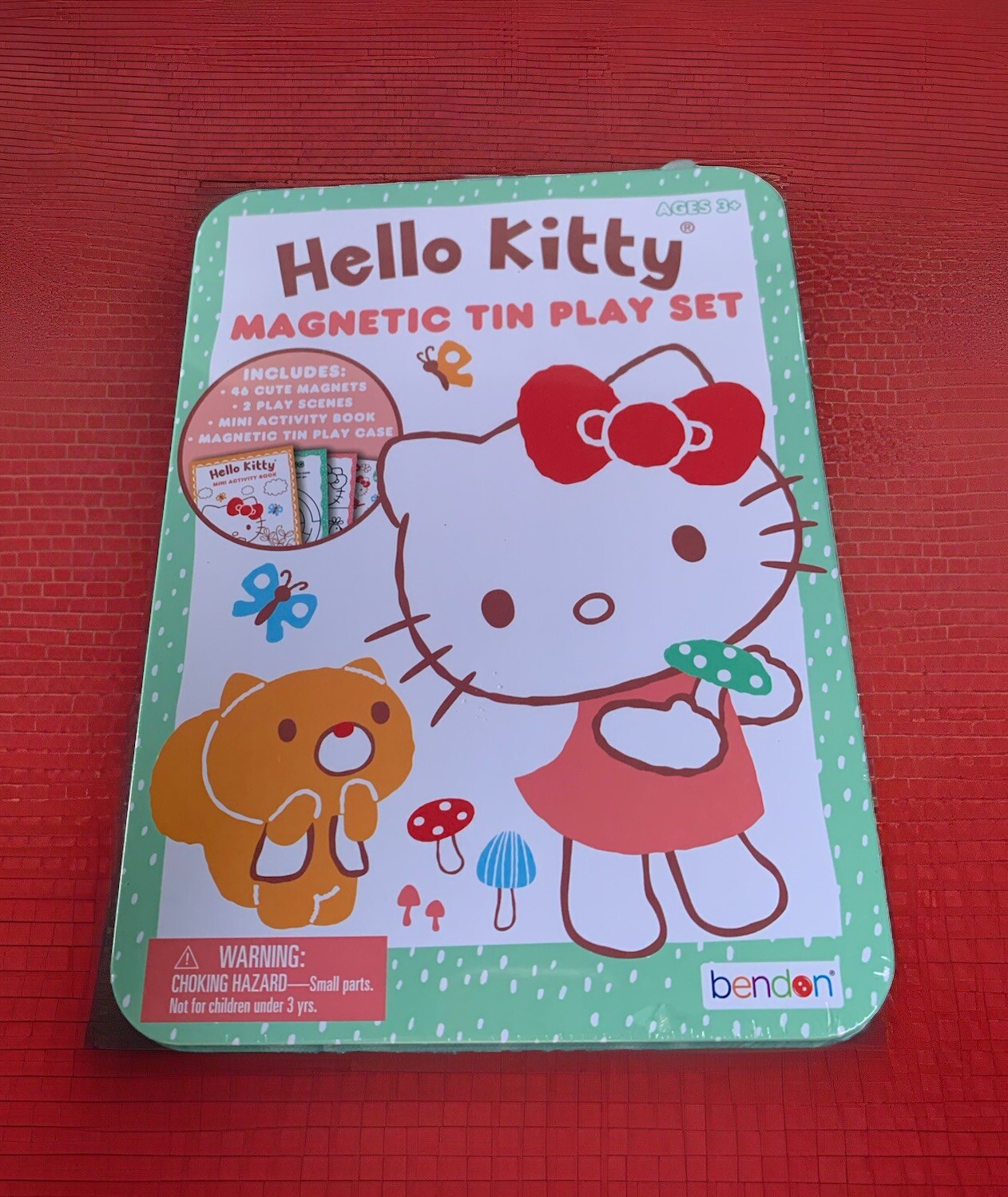 Hello Kitty Magnetic Creative Play Activity Tin Set NEW SEALED