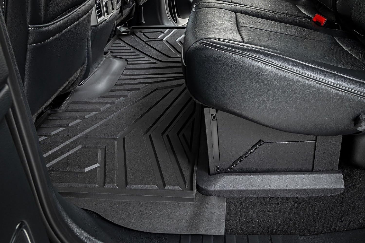 Rough Country Flex-Fit Floor Mats for Ford F-250/350 Super Duty (2017-2025) Crew