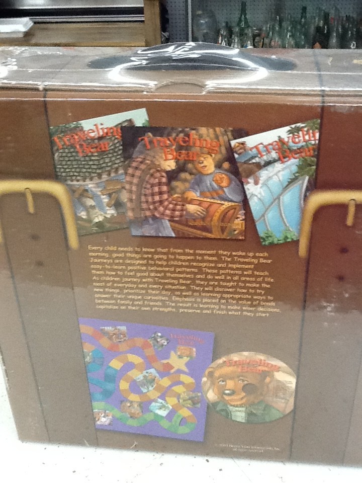 Traveling Bear Adventure Board Game 14 Learning Stories 2003 Audio CD New Sealed