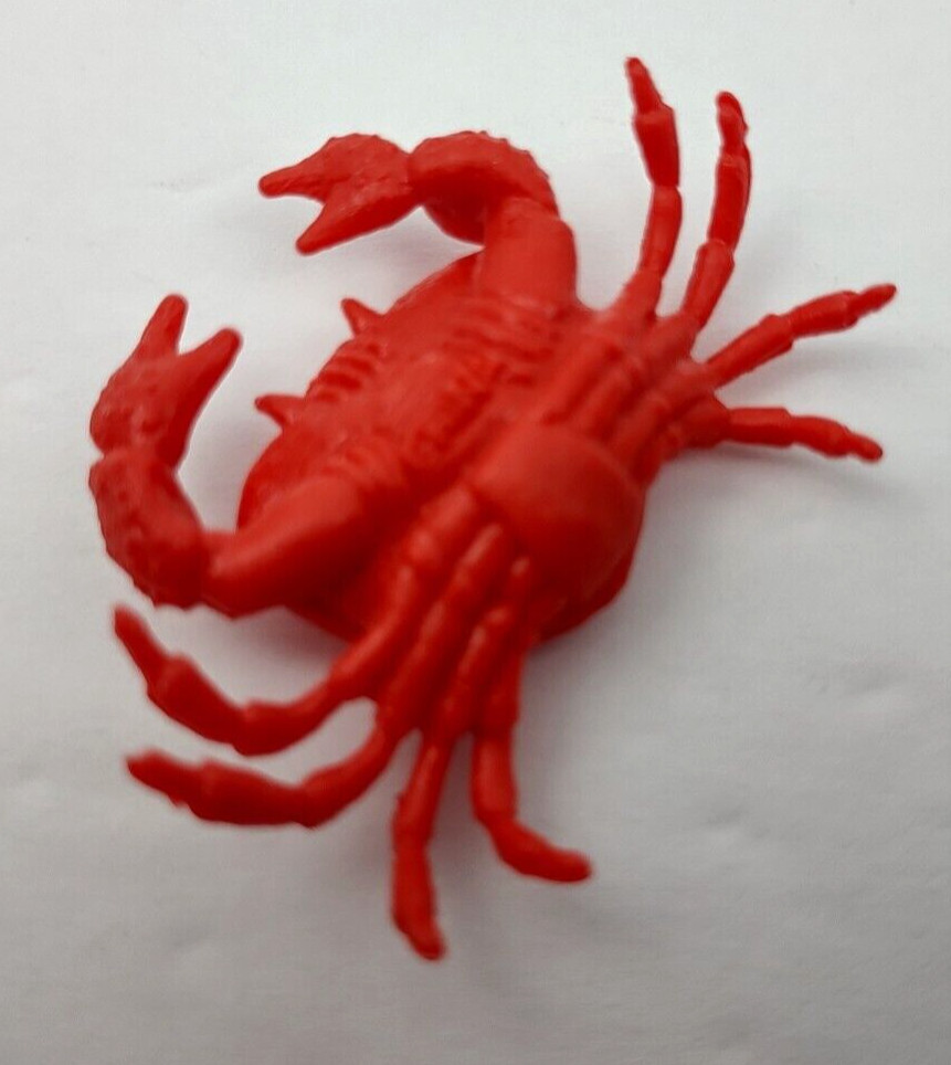 Mini Deep Sea Crab Fish Figure Animal Replica PVC Toy Miniature Ocean Creature