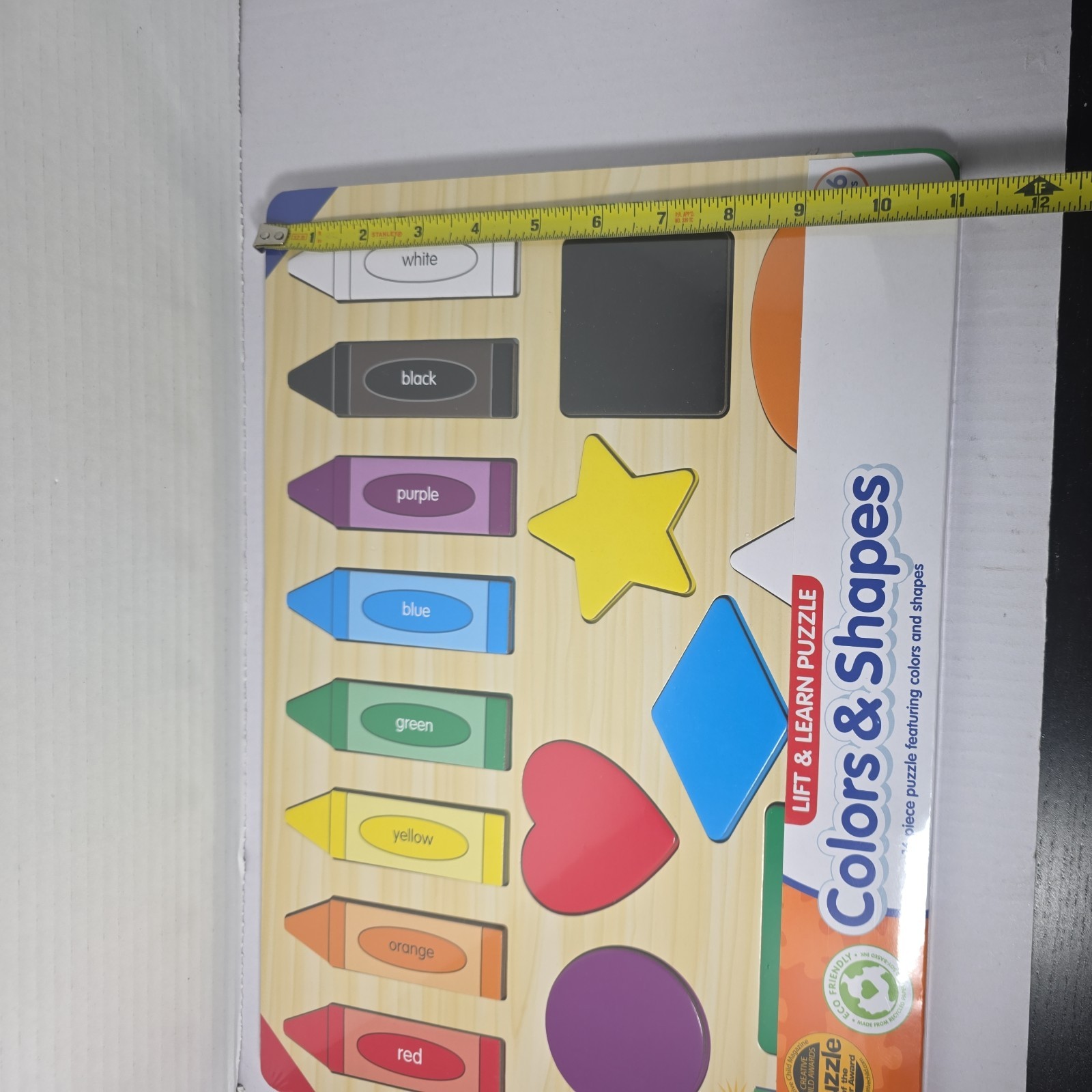 The Learning Journey Lift & Learn Puzzle – Colors & Shapes: 16 Pcs