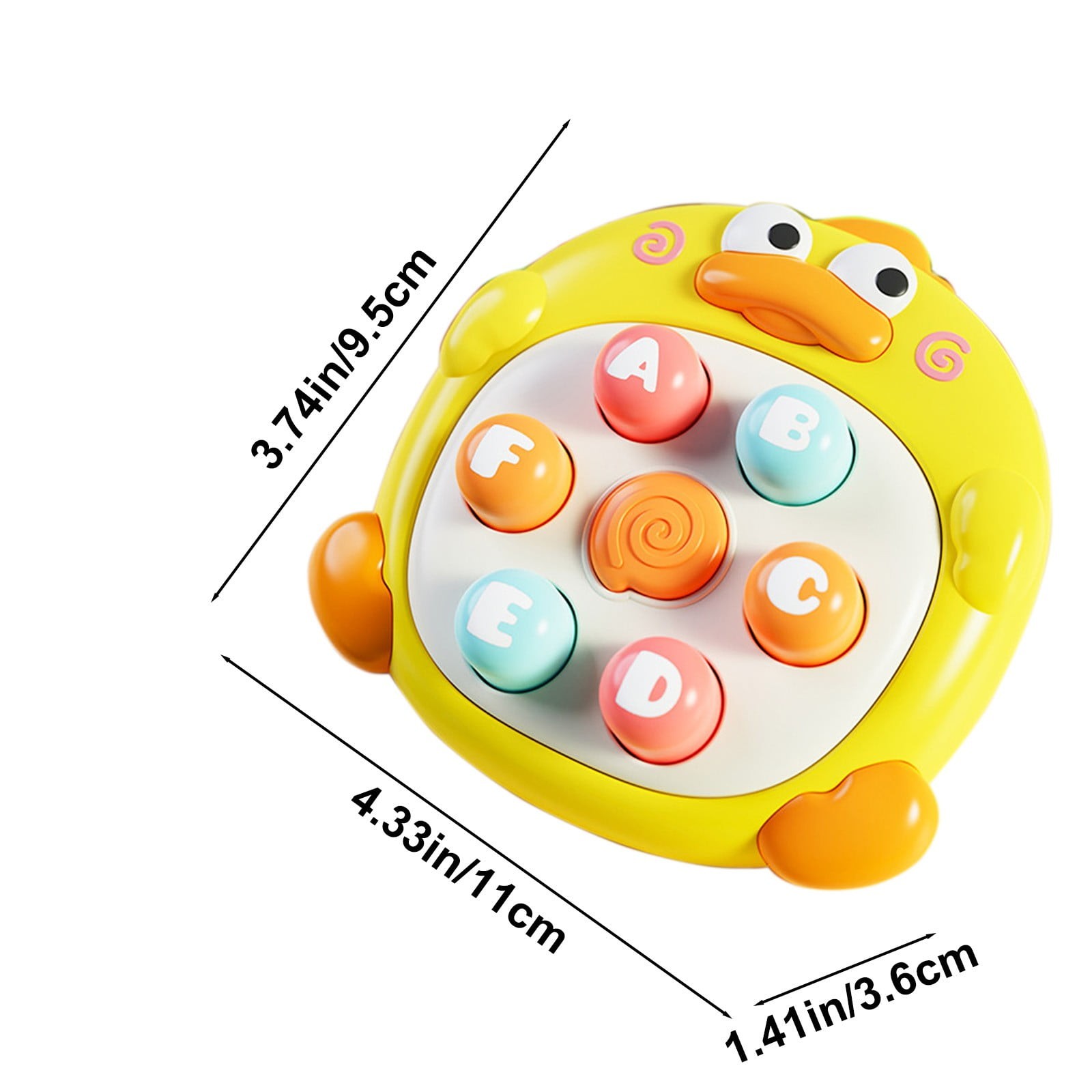 Interactive Sensory Development Toy for Toddlers with Soft Buttons Promotes Hand