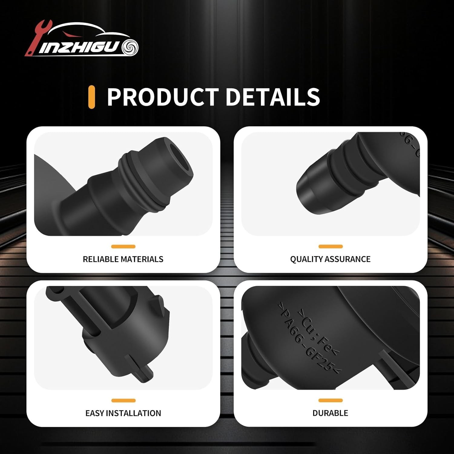 0280142500 Vapor Canister Purge Valve for Ford Fiesta 2014-2019 1.6L, Focus 2013