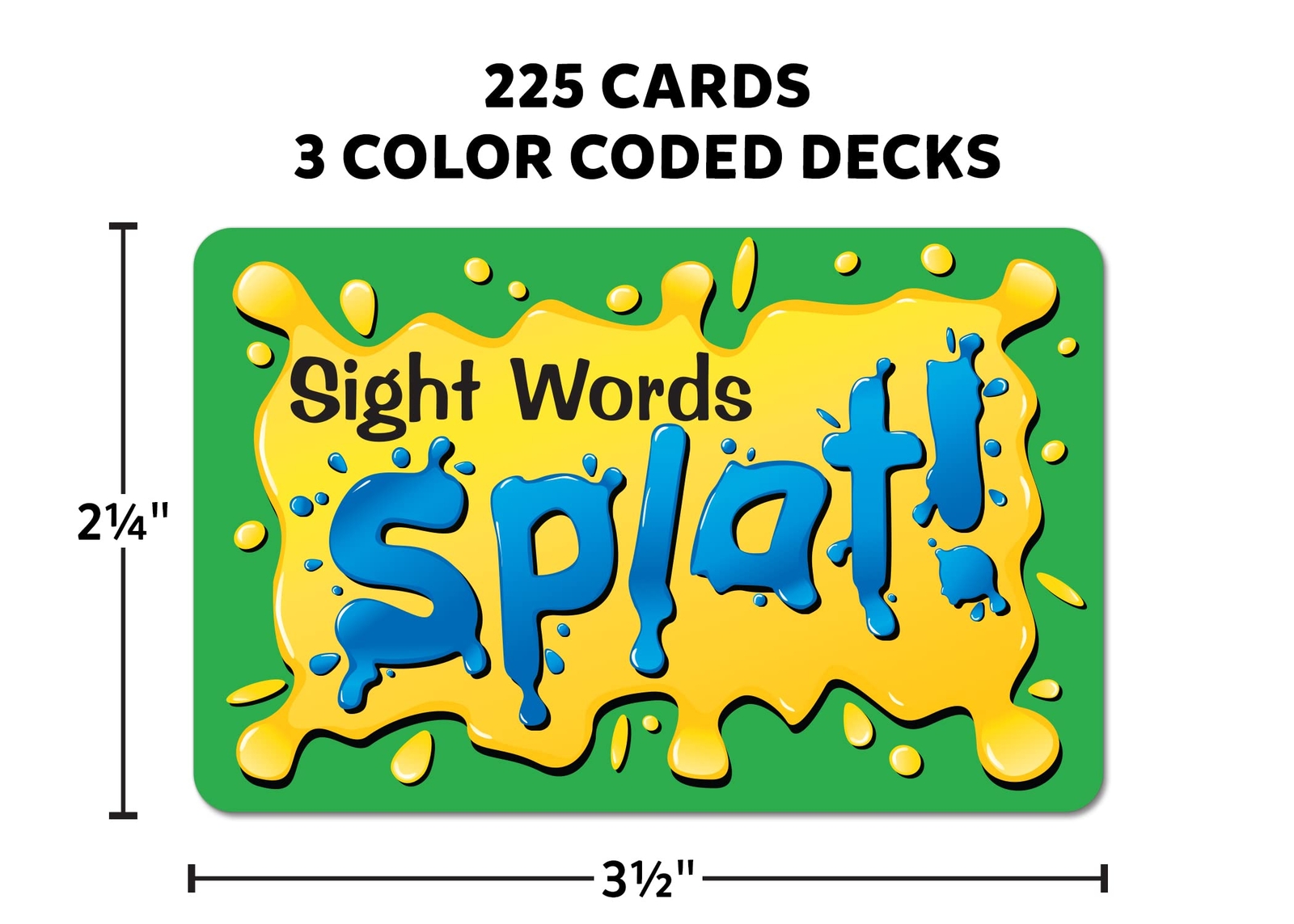 Sight Words Game for Grade 1 and 2 Fast Paced Fun for 2 to 6 Players