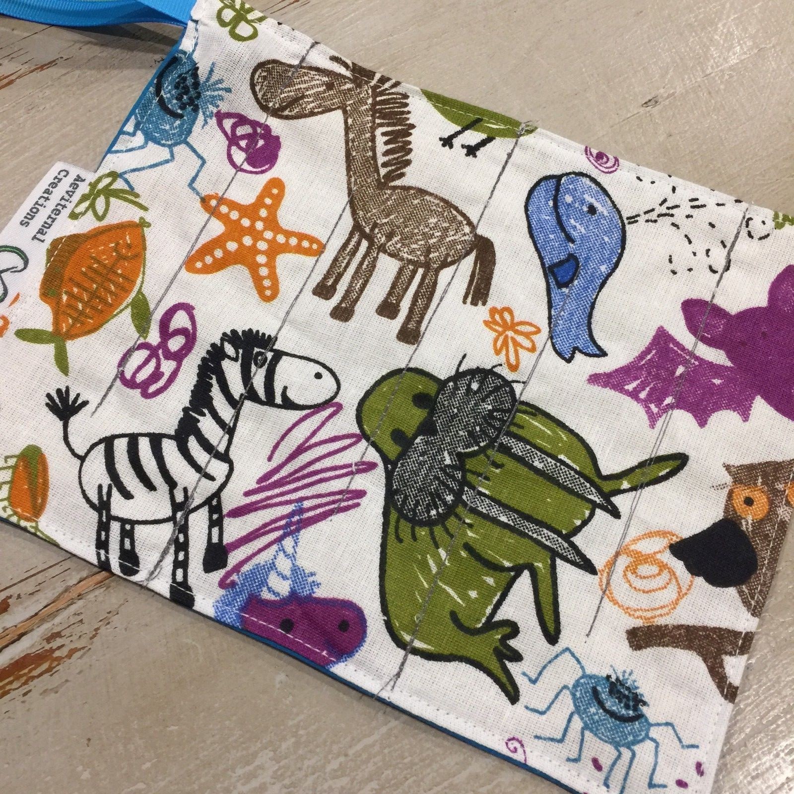 Marble Maze, Fabric, Puzzle, Sensory Learning Aid, Tactile, ADHD, Zoo Animals