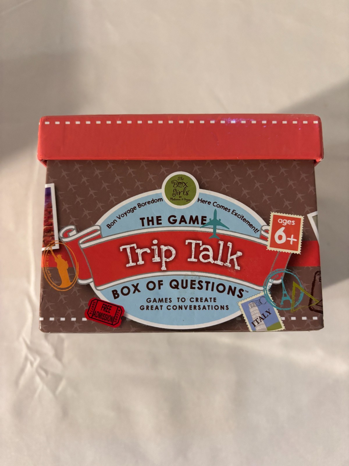 Melissa & Doug The Game TRIP TALK Box of 82 Questions For Ages 6+ – NEW