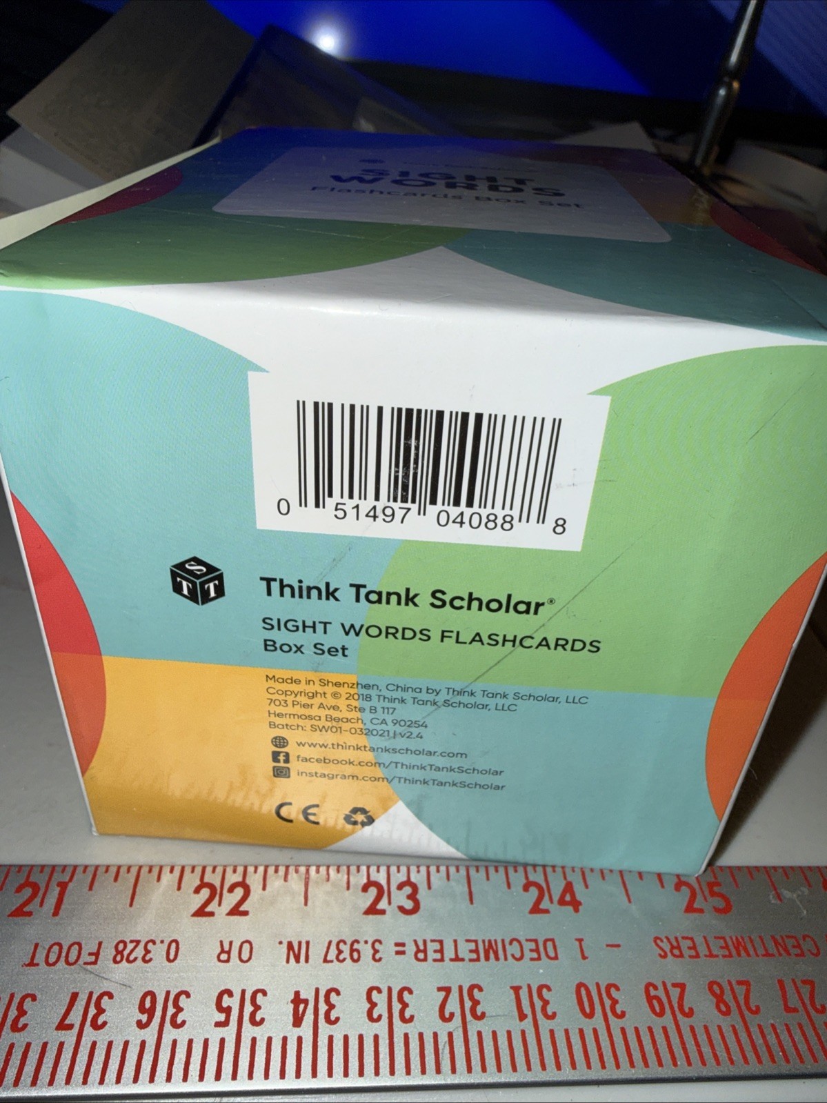 Think Tank Scholar Sight Words Flashcards Box Set of 5 520 Words PK,K,1,2,3 EC