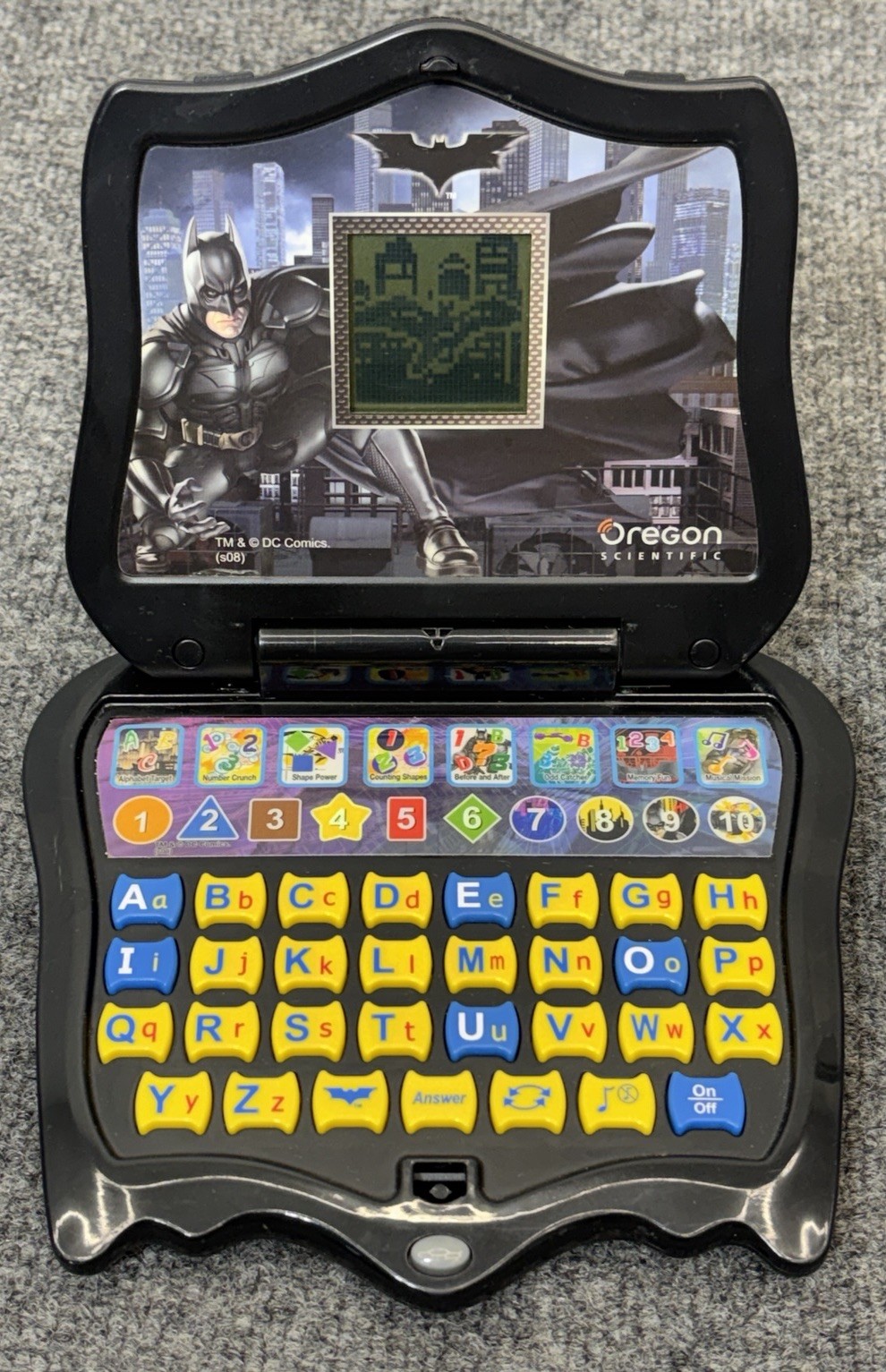 Oregon Scientific Batman Dark Knight Computer Educational Laptop Works