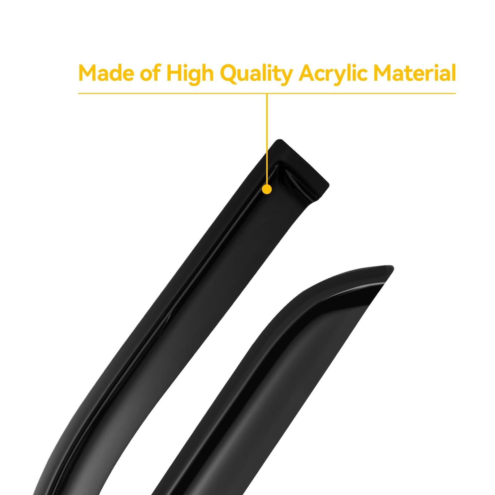 Window Rain Guards Visors for 2011 2012 2013 2014 2015 2016 2017 2018 2019 Fo…