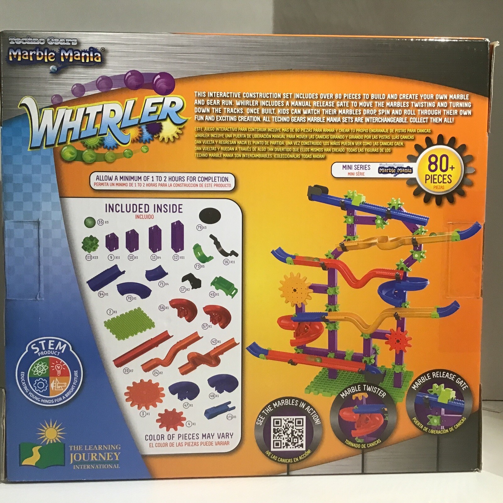 Learning Journey Techno Gears Marble Mania “Whirler” Marble Maze; New