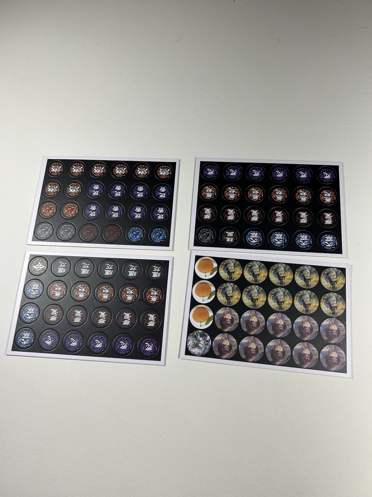 (Punchboard Tokens Only) Official War of The Three Kings San Guo Sha Board Game