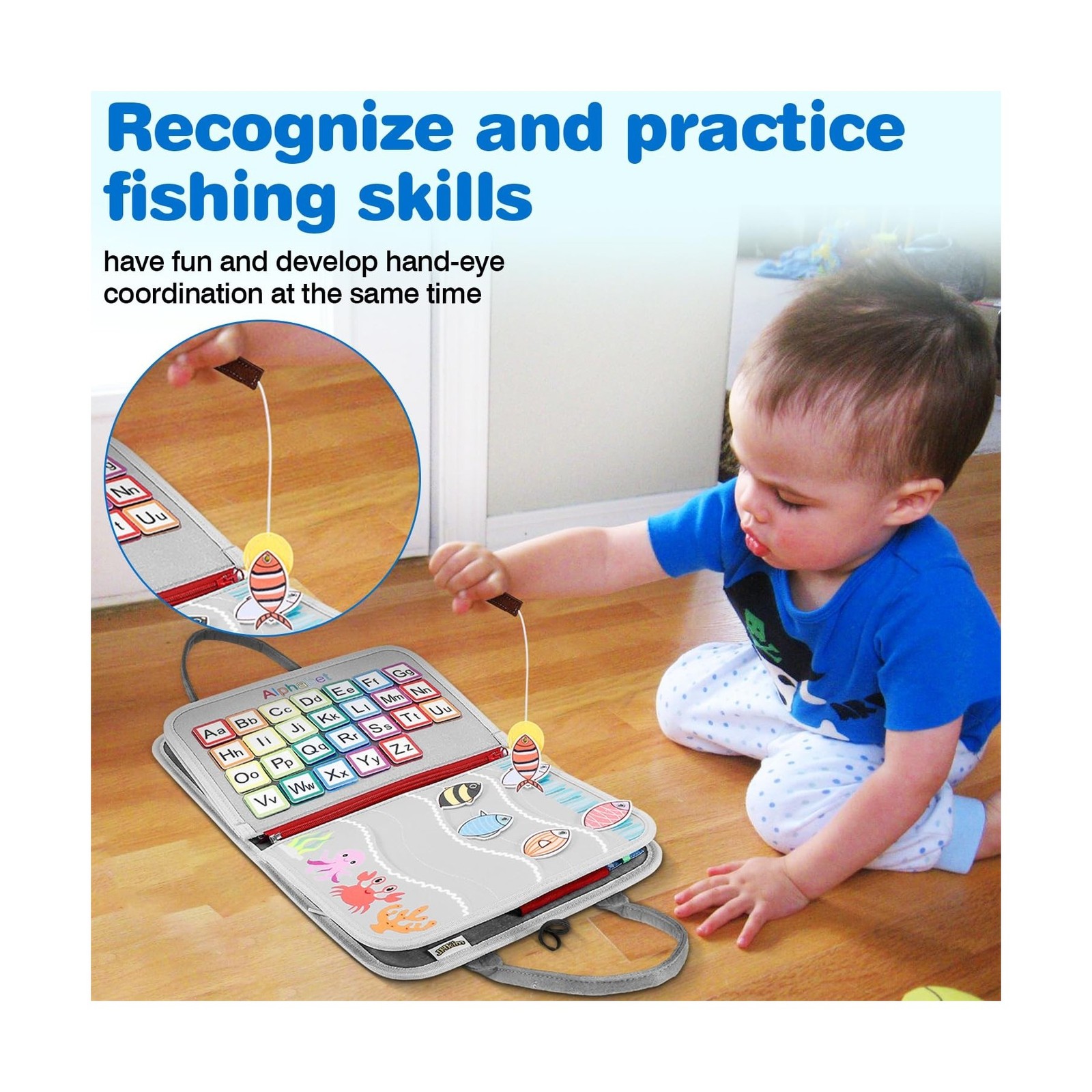 Busy Board Montessori Toys for 1 2 3 4 Year Old Boy & Girl Birthday… Fast Ship