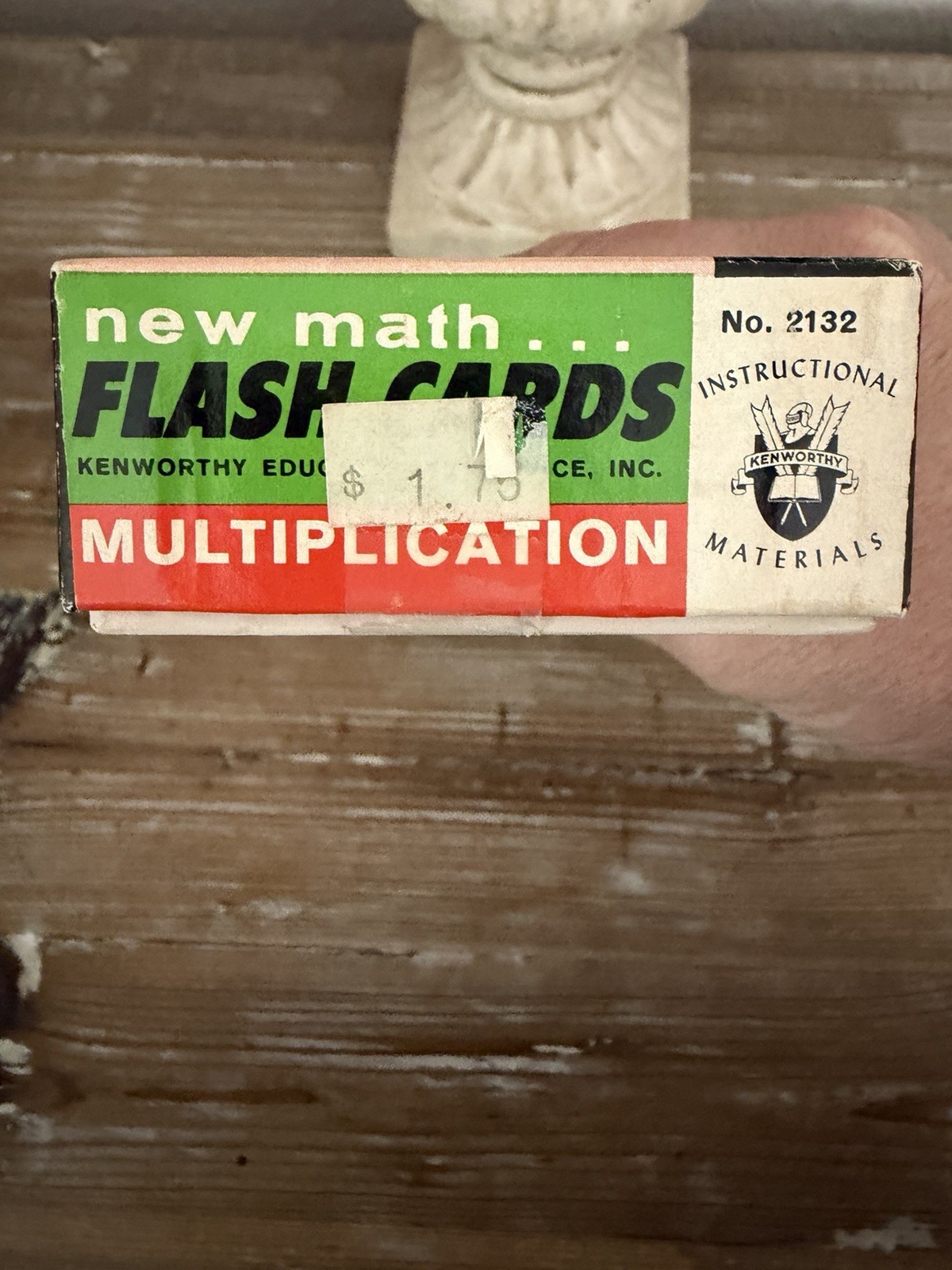 Vtg 1964 Kenworthy Educational Math Multiplication Teaching Flash Cards No 2132