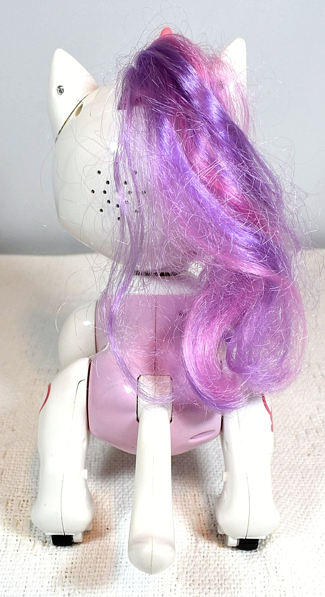 Interactive Robot Unicorn Toy, Walking, Dancing w/Remote, Cord & Programs/Dish