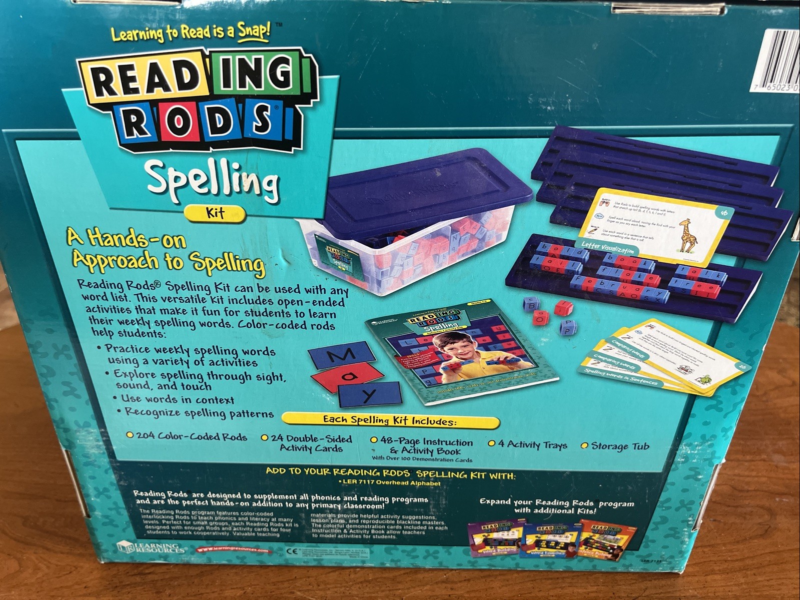 Learning Resources Reading Rods Spelling Set HUGE LOT of 196 Pieces LER 7131