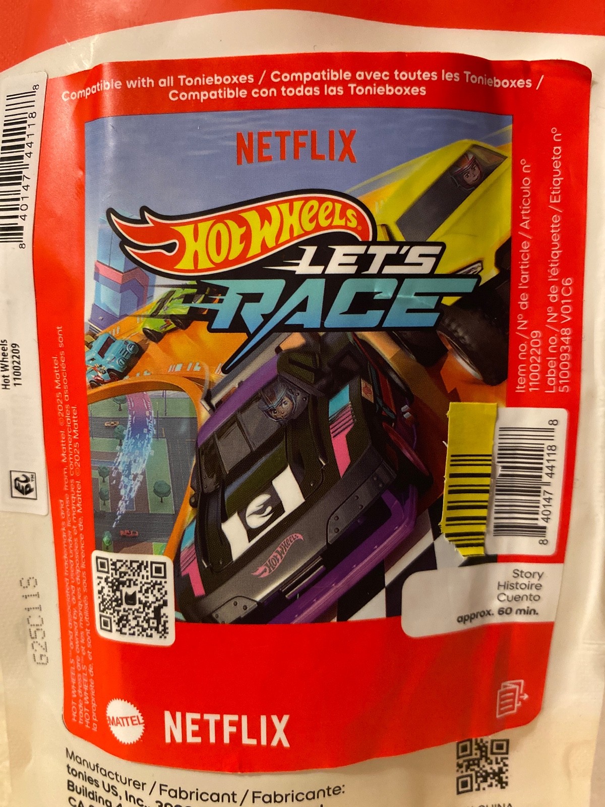 Tonies-Hot Wheels Tonie-Let’s Race Adventure-NetflixCompatible/Tonieboxes FreeSH
