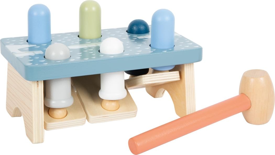 small foot Game Arctic Made of FSC 100%-Certified Wood, Hammer Bench for Kids Ag
